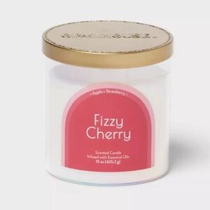 Opalhouse Fizzy Cherry Scented Candle - 15 oz, 50 Hours Burn Time